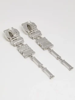 Rhinestone drop earrings