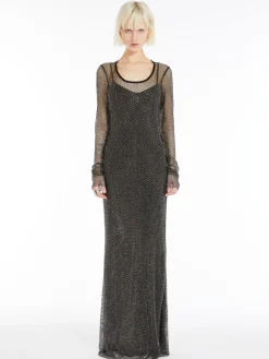 Rhinestone tulle dress