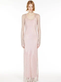 Rhinestone tulle dress