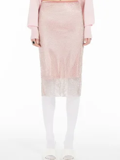 Rhinestone tulle skirt