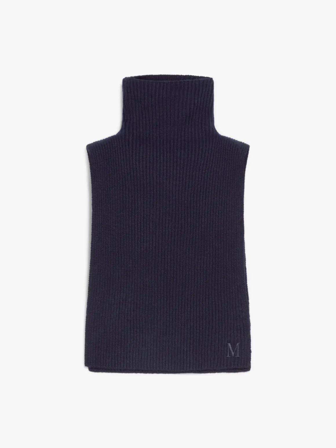 Ribbed cashmere beanie