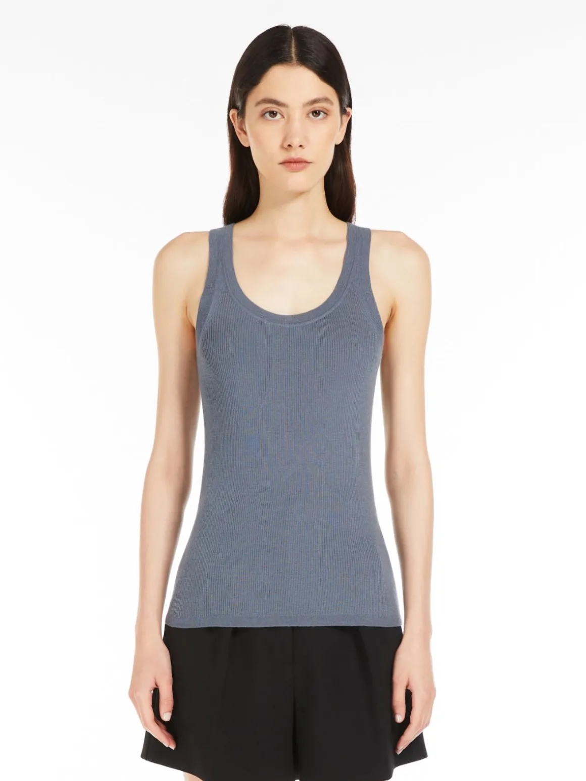 Ribbed wool top