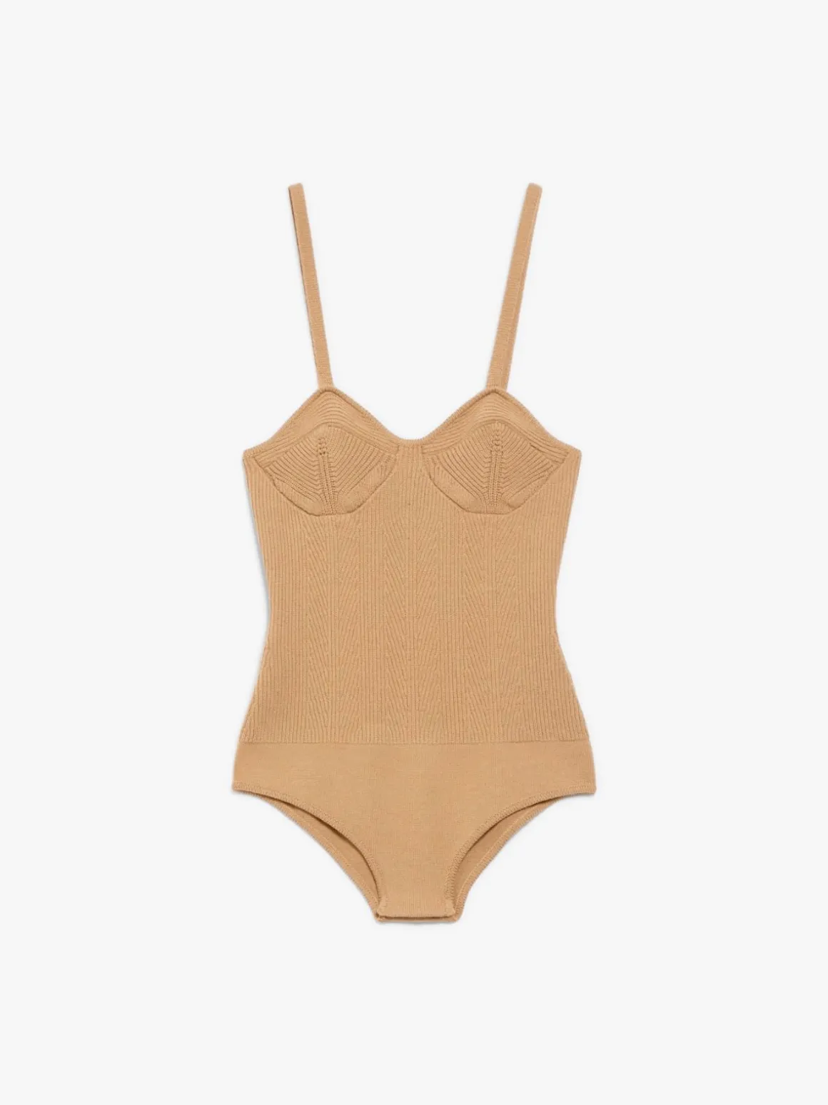Rib-knit bodysuit