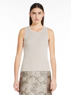 Rib-knit top