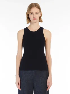 Rib-knit top