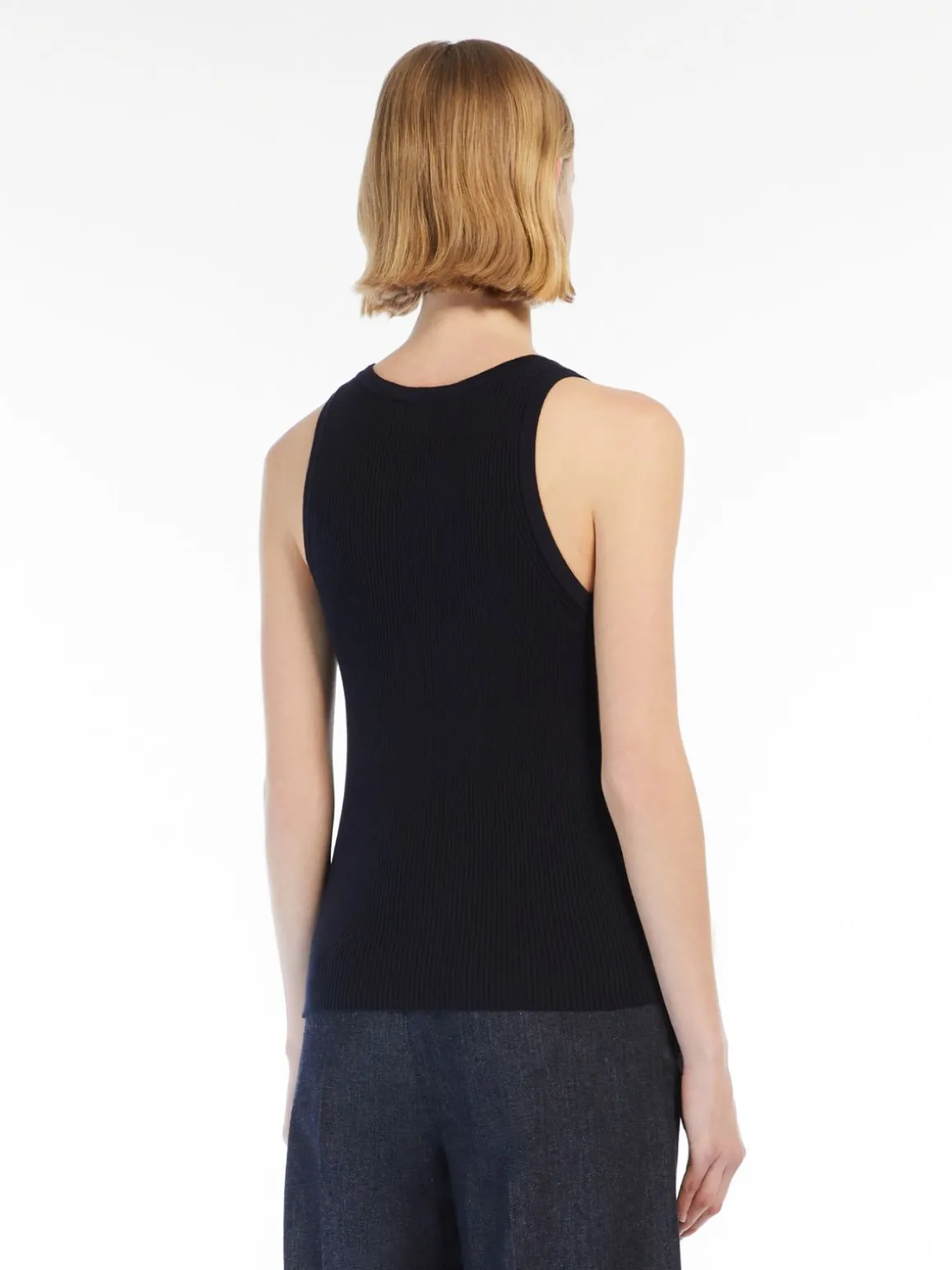 Rib-knit top