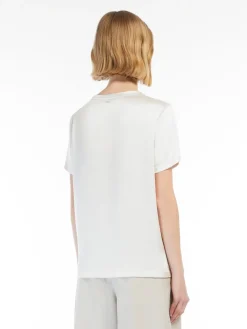 Satin T-shirt