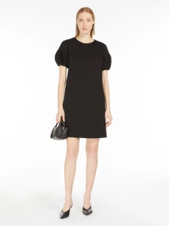 Scuba jersey mini dress