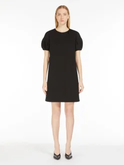 Scuba jersey mini dress