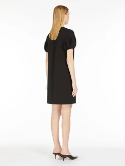 Scuba jersey mini dress