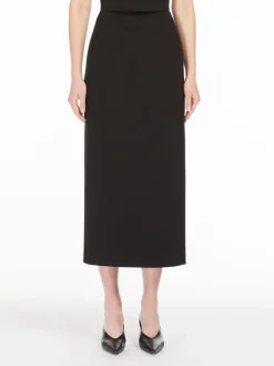 Scuba jersey pencil skirt