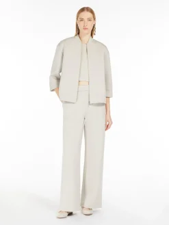 Scuba jersey trousers