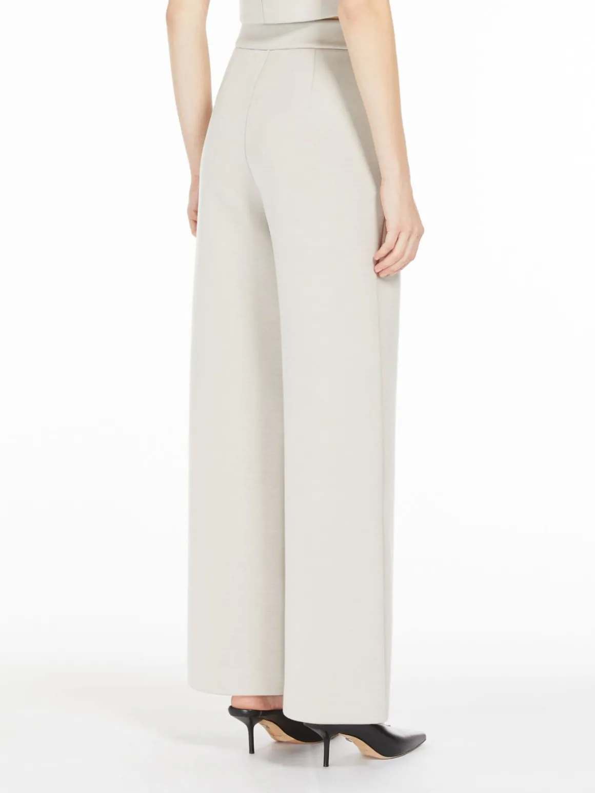 Scuba jersey trousers