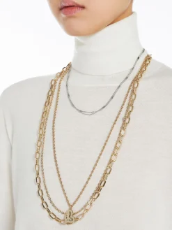 Set of 4 metal necklaces