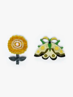 Set of 2 resin brooches