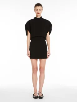 Sheath dress in cady