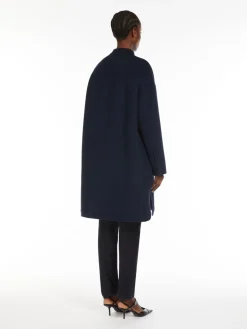 Shirt-style wool coat