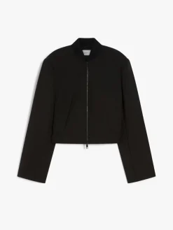 Short blousonin wool