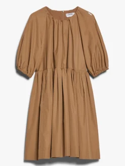Short cotton poplin dress