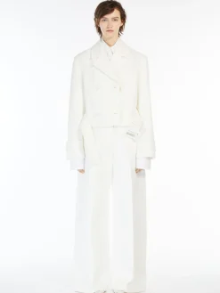 Short double-breasted jacket