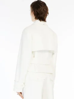 Short double-breasted jacket
