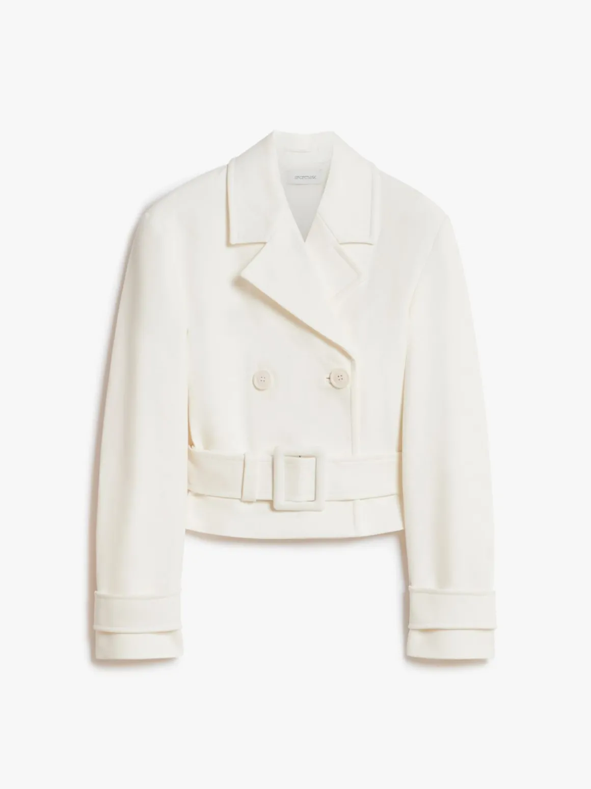 Short double-breasted jacket