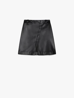 Short jersey skirt