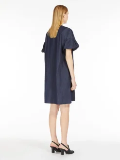 Short, lightweight denim dress