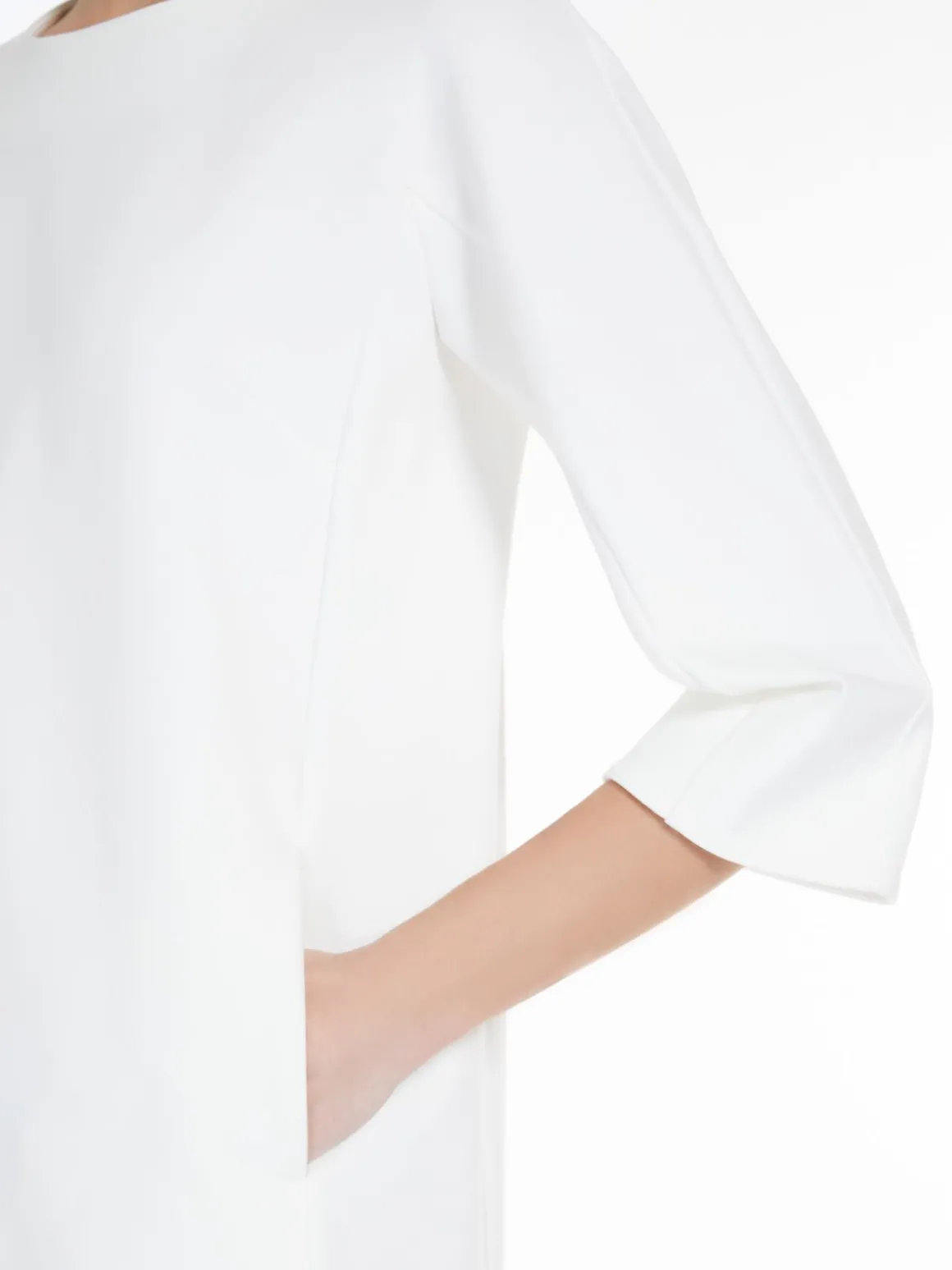Short Milan-stitch jersey dress