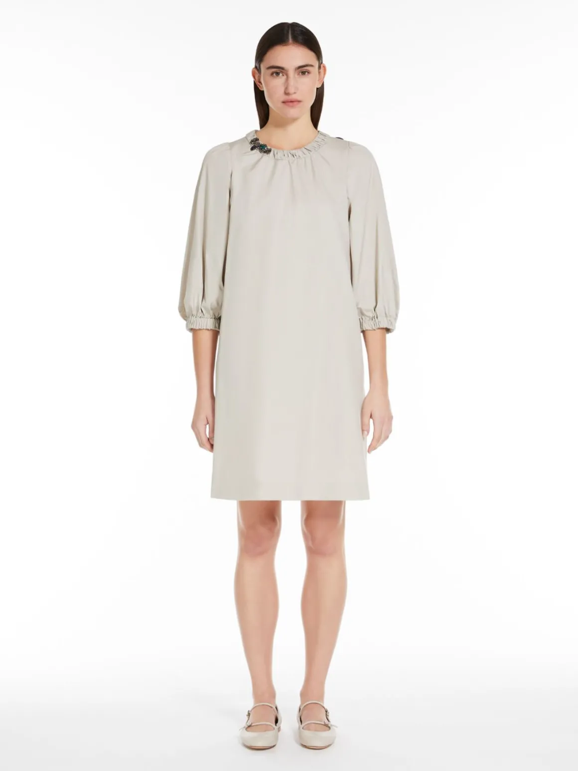 Short pure cotton dress