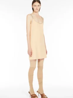 Short stretch viscose dress