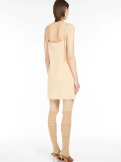Short stretch viscose dress