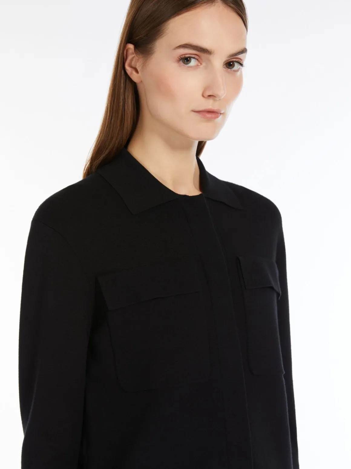 Short stretch viscose jacket