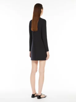 Short technical jersey dress