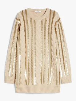 Short wool and cashmere dress