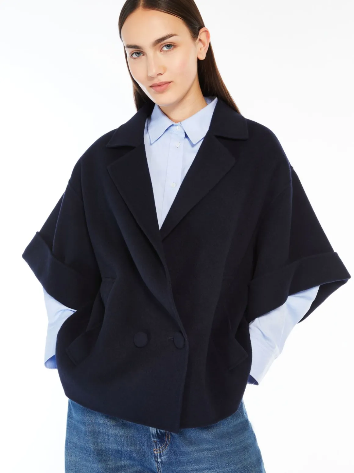 Short wool coat