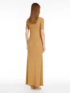 Silk and cashmere dress
