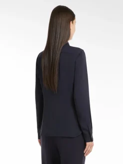 Silk charmeuse shirt