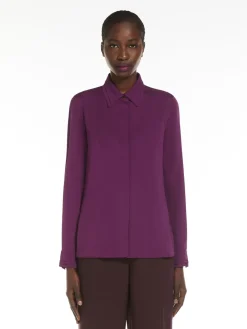 Silk charmeuse shirt