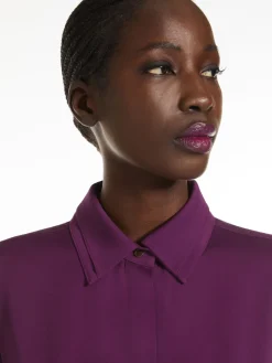 Silk charmeuse shirt