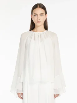 Silk georgette blouse