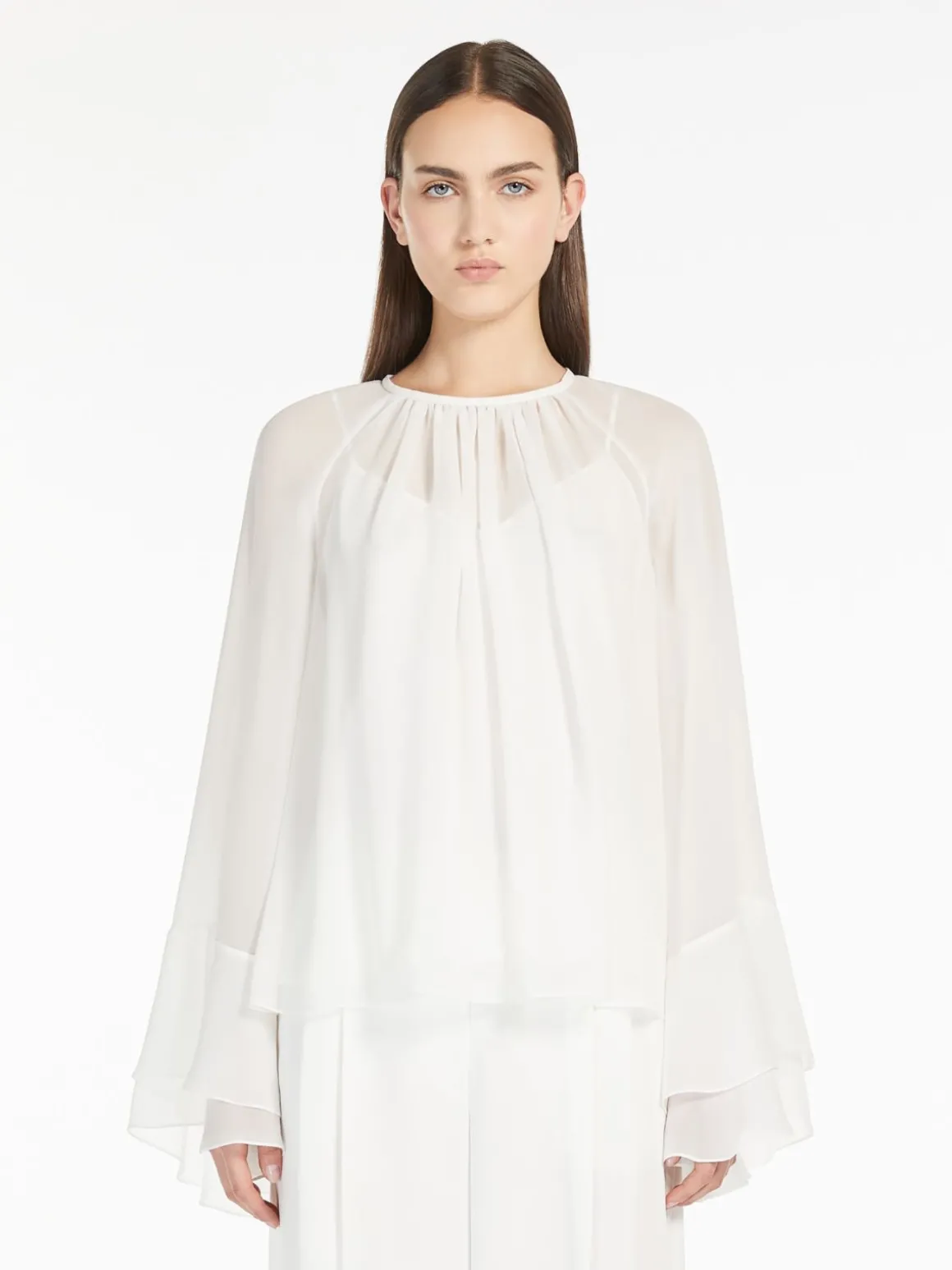 Silk georgette blouse