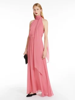Silk georgette dress