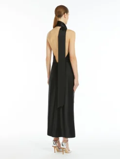 Silk satin dress