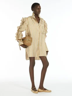 Silk shirt dress