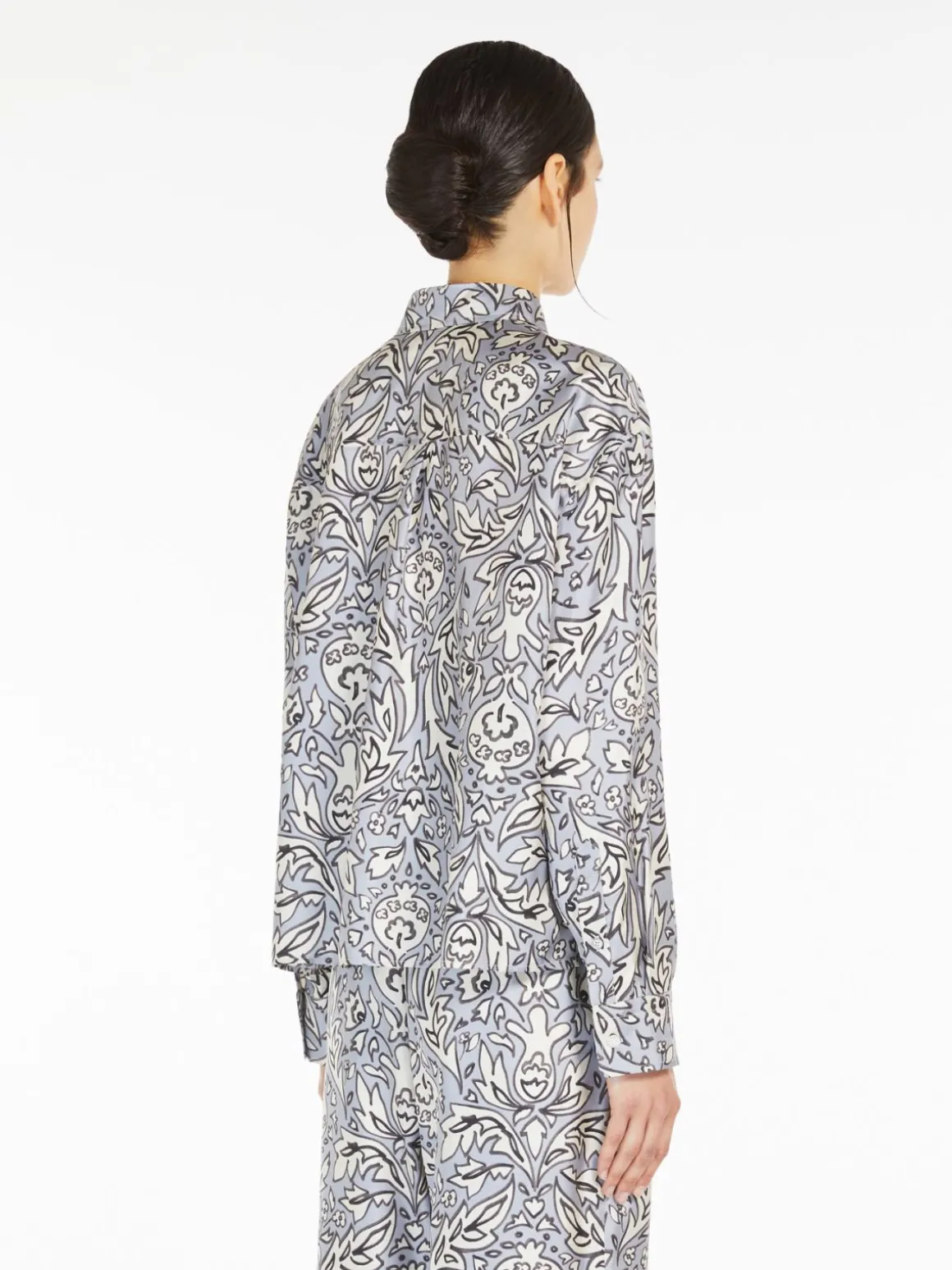 Silk twill shirt