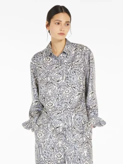 Silk twill shirt