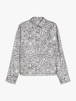 Silk twill shirt