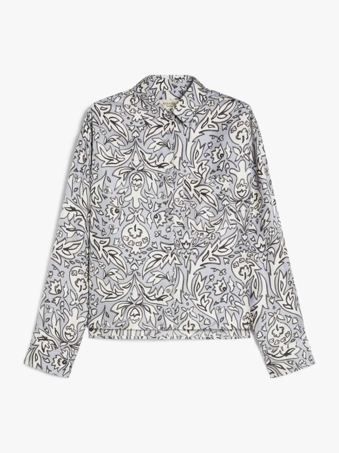 Silk twill shirt