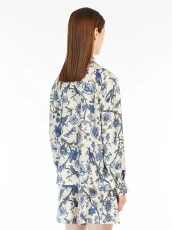 Silk twill shirt